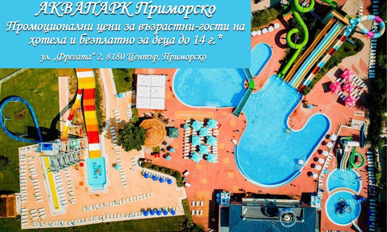 Perla Plaza Hotel Primorsko Exterior photo